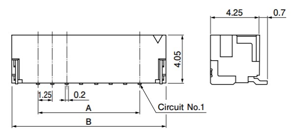 Top entry type Size