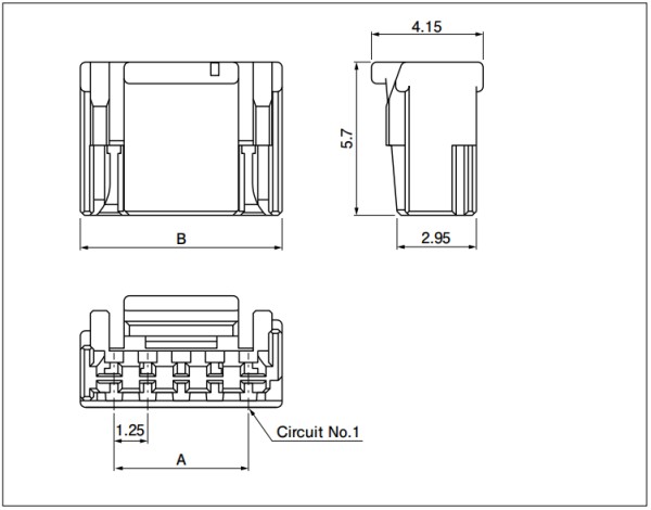 Housing (Keying pattern A)