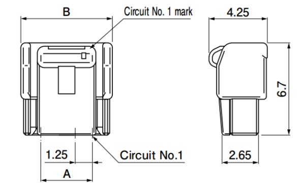 Housing 2 to 4 Circuits