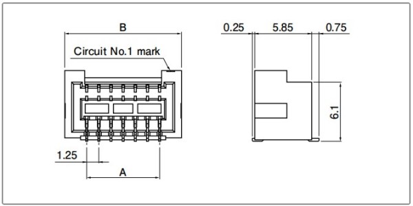 Header Side entry type 10 to 14 circuits