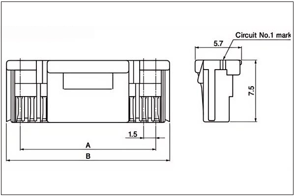 Housing 10-16 circuits