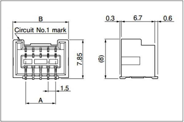 Header Side entry type 10 Circuits
