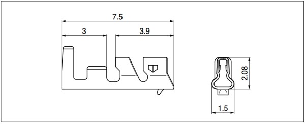 JST PAD Contact -B