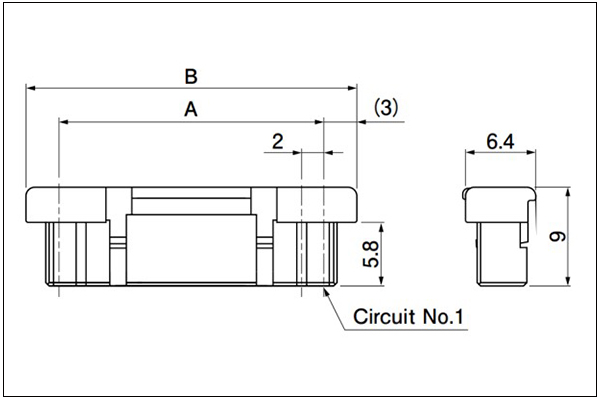 JST PBV Housing 13 to 15 circuits