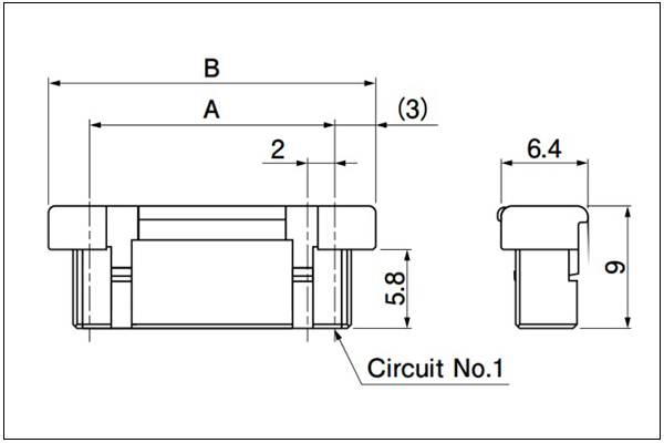 JST PBV Housing 9 to 12 circuits