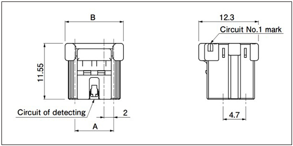 JST PID Housing 10 Circuits