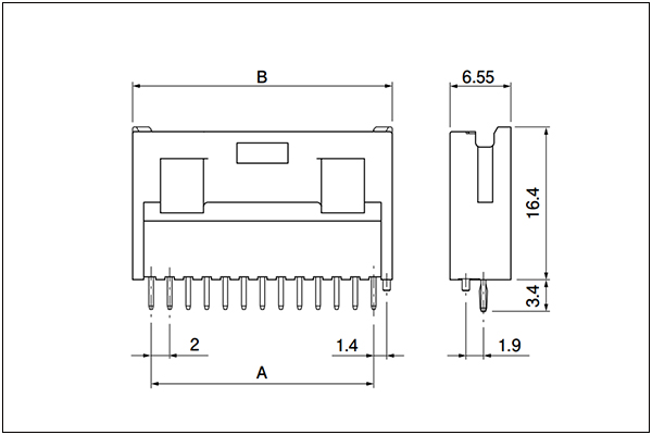 JST PNI Header 11 to 15 Circuits