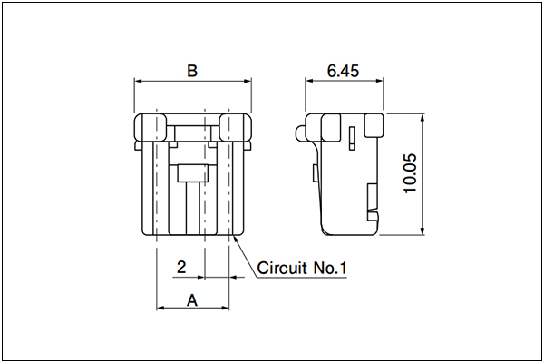 JST PNI Housing 3, 4 Circuits
