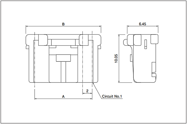 JST PNI Housing 7 to 10 Circuits