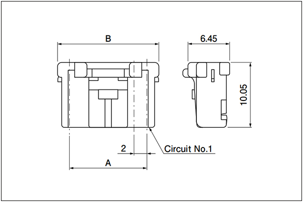 JST PNI Housing 7 to 10 Circuits