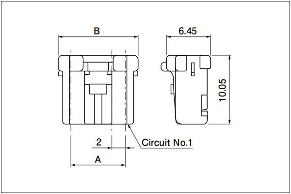 JST PNI Housing5, 6 Circuits