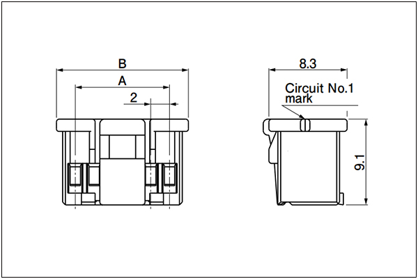 JST PUD Housing 12, 14 Circuits