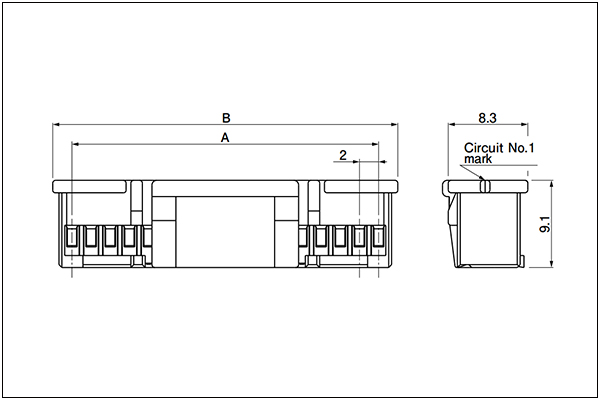 JST PUD Housing 30 to 40 Circuits