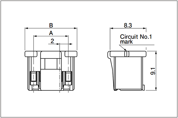 JST PUD Housing 8, 10 Circuits