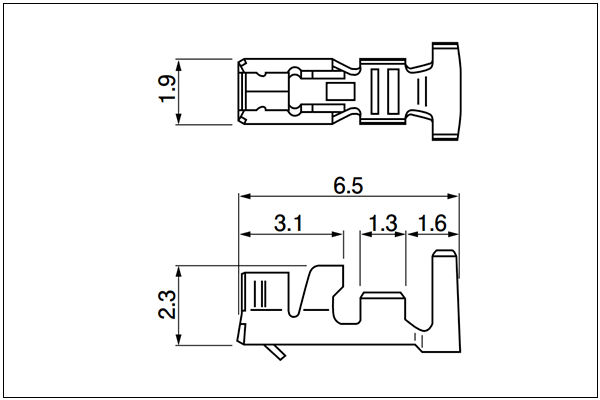 JST XA Socket Terminal