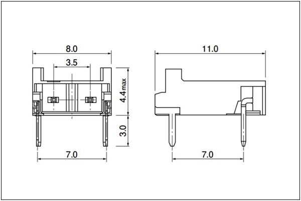 JST BD Header - Through-hole Type