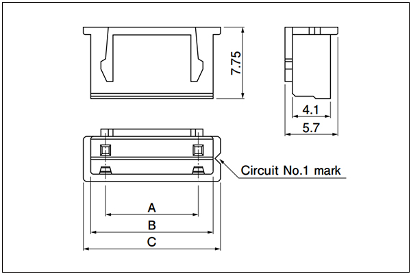 JST XH Housing - Plugged up - 2 Circuits - 10.0mm Pitch