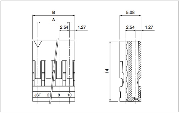 JST RF Housing