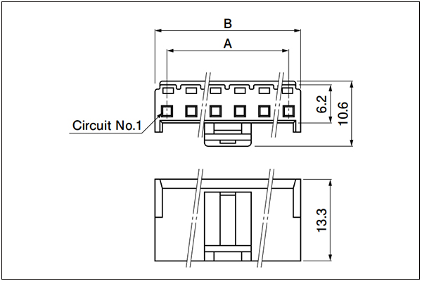 JST VH Housing - M Type