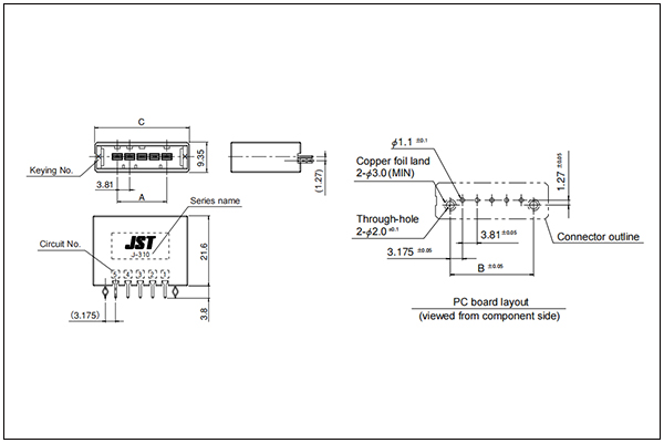 J310S Header (Top entry type)