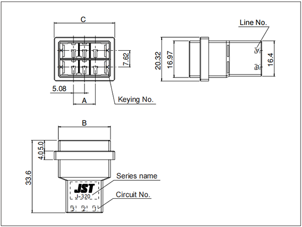 Tab housing (Free hanging type)