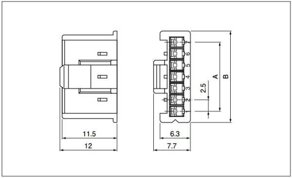 JST XM Housing