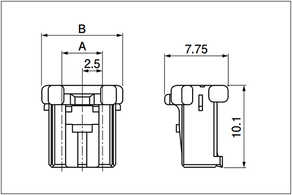JST XNI Housing - 2, 3 Circuits