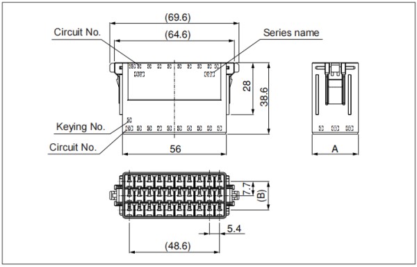 Tab housing (Reverse type)