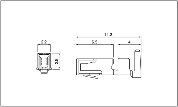 JST PSI Socket Terminal