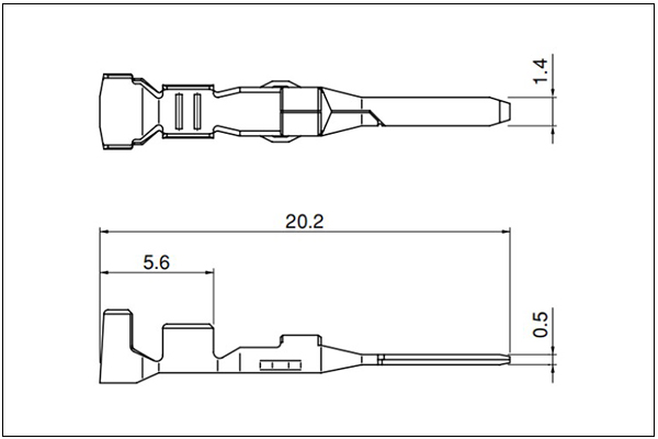 JST WPJ Male Terminal