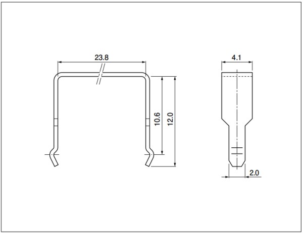 JST LC-L housing clamp