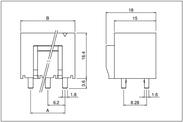 JST VL Header - 4, 6 Circuits