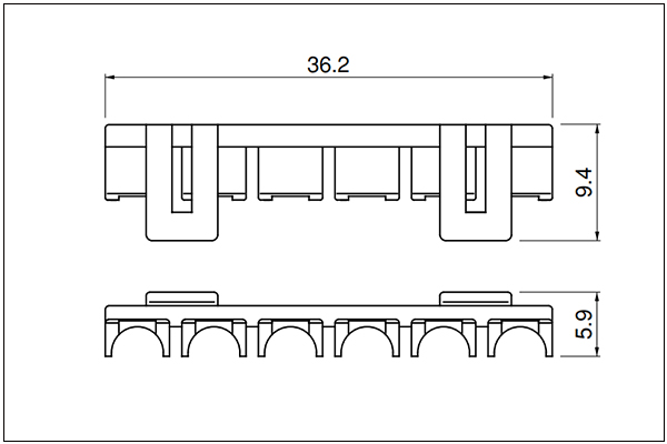 JST VL Retainer - 12 Circuits