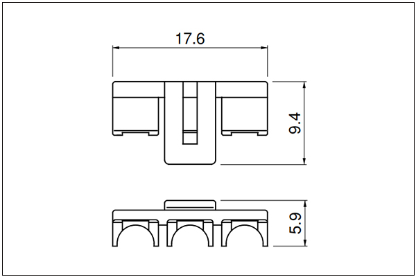 JST VL Retainer - 3, 6 Circuits