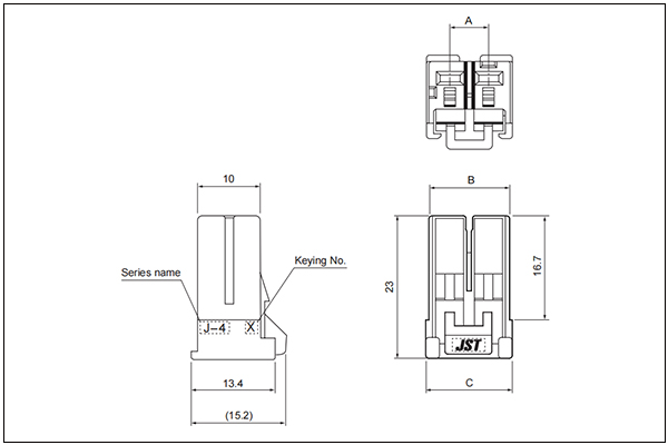 J4200S - Receptacle housing