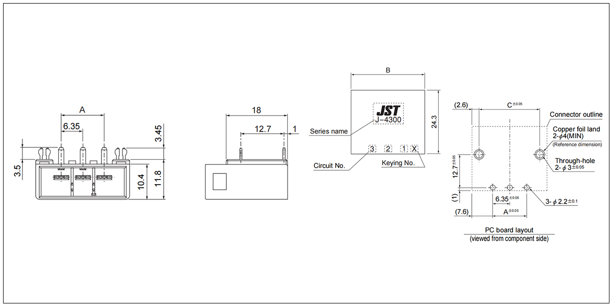 J4300S - Header (Top entry type)