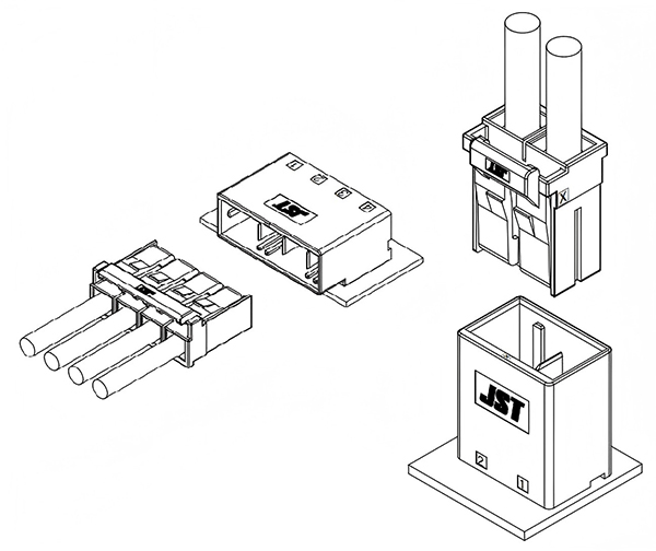 JST JFPS Connector, Wire to Board Type