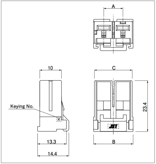 JST JFPS receptacle Housing