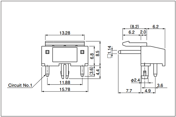 JST VH Locking Header - Side entry type