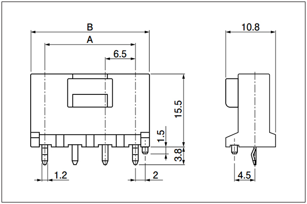 JST VYH Header - Single-row Type