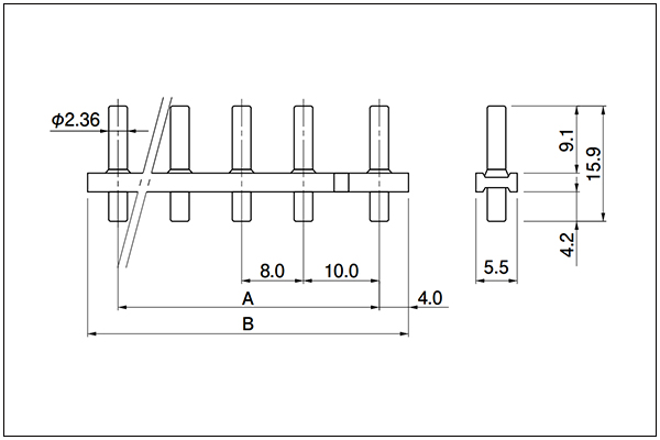 JST LV Header - 2 to 6 Circuits