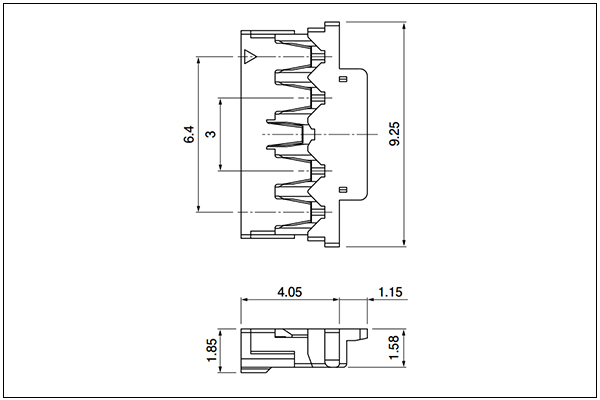 JST AUH Housing - 5 Circuits