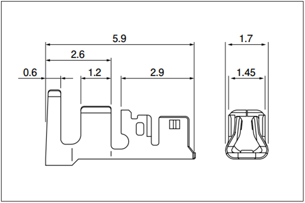 JST LBT Terminal - Power supply