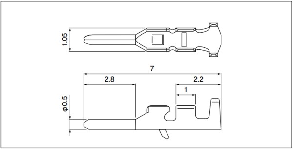 JST ZM Plug Terminal
