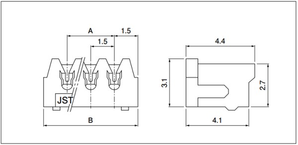 JST ZR Receptacle Connector