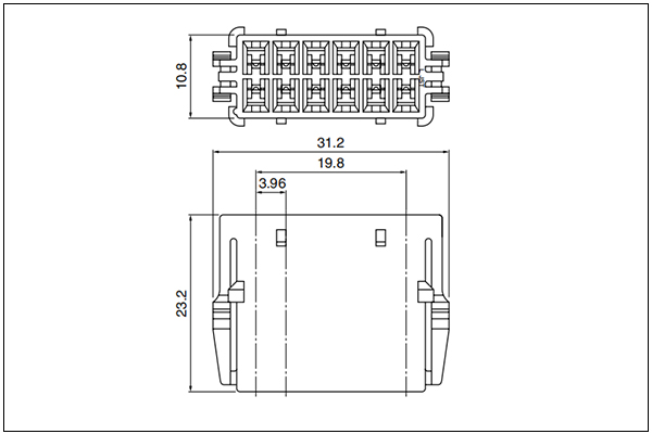 JST BL Housing - 12 Circuits