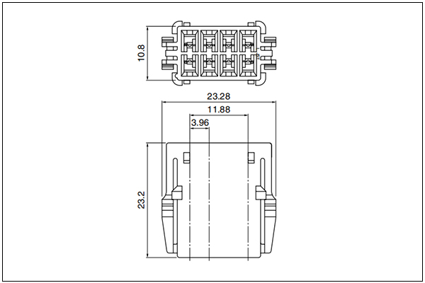 JST BL Housing - 8 Circuits
