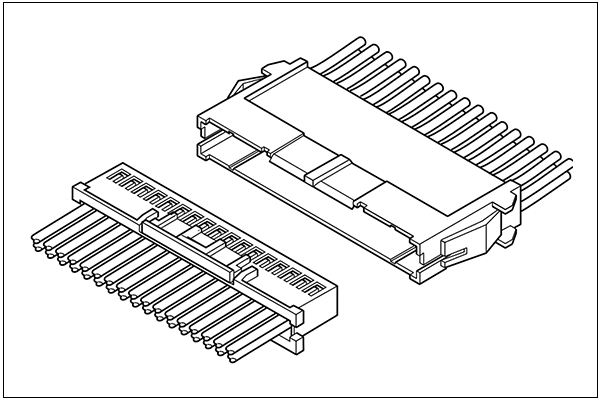 JST XAD Connector, Wire to Wire Type