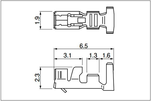 JST XAD Socket Terminal