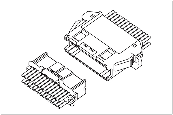 JST ZND Connector, Wire to Wire Type